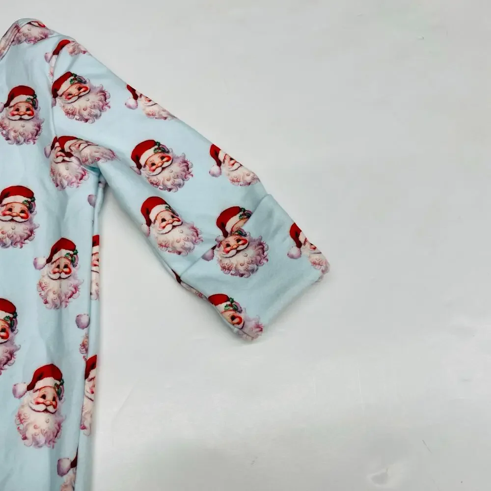 NWT Swoon Baby 3M Vintage Santa Gown in Blue